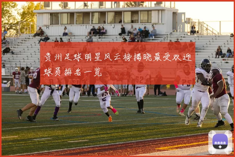 贵州足球明星风云榜揭晓最受欢迎球员排名一览