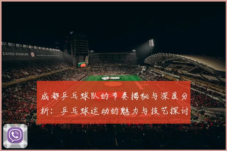 成都乒乓球队的节奏揭秘与深度分析：乒乓球运动的魅力与技艺探讨